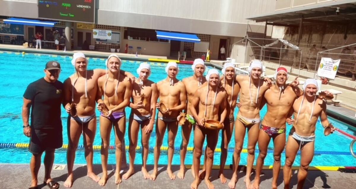 The under-18 boys team from La Jolla High School took first place in the recent Hawaiian Invitational Water Polo Tournament.