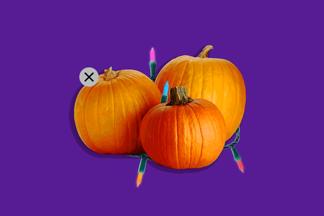 These pumpkins make us pine for traditional fall festivities — such as pumpkin carving.