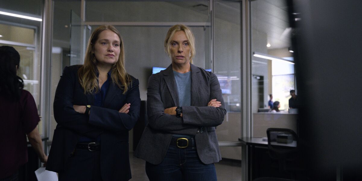 Merritt Wever and Toni Collette star in "Unbelievable."