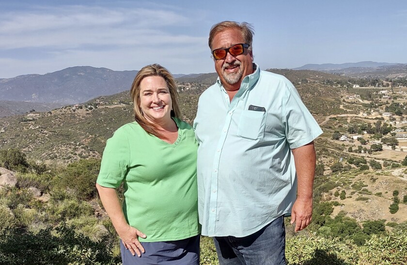Susan and Scott Toothacre began planting olive trees on their property off state Route 78 and Horizon View Drive in 2018.