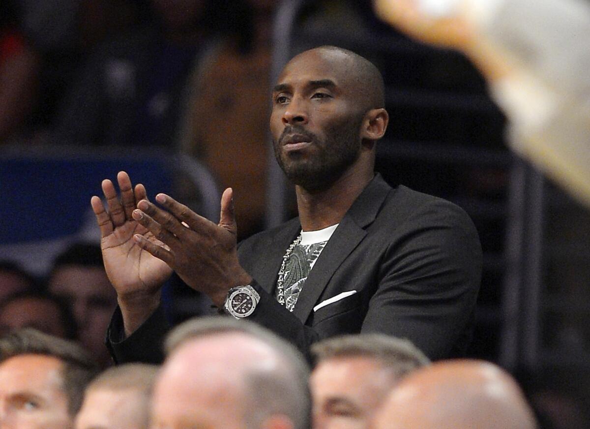 Lakers star Kobe Bryant won't play Friday, but he could make his season debut Sunday against the Toronto Raptors at Staples Center.