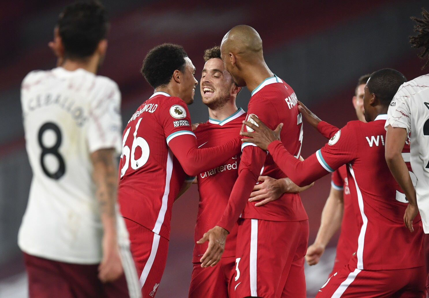 Jota scores, Liverpool rallies to beat Arsenal 3-1 in EPL - The San Diego  Union-Tribune