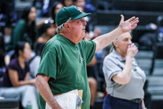 Tom Harp, the longtime girls' volleyball coach at Granada Hills.