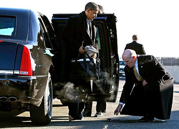 President Obama and his BlackBerry