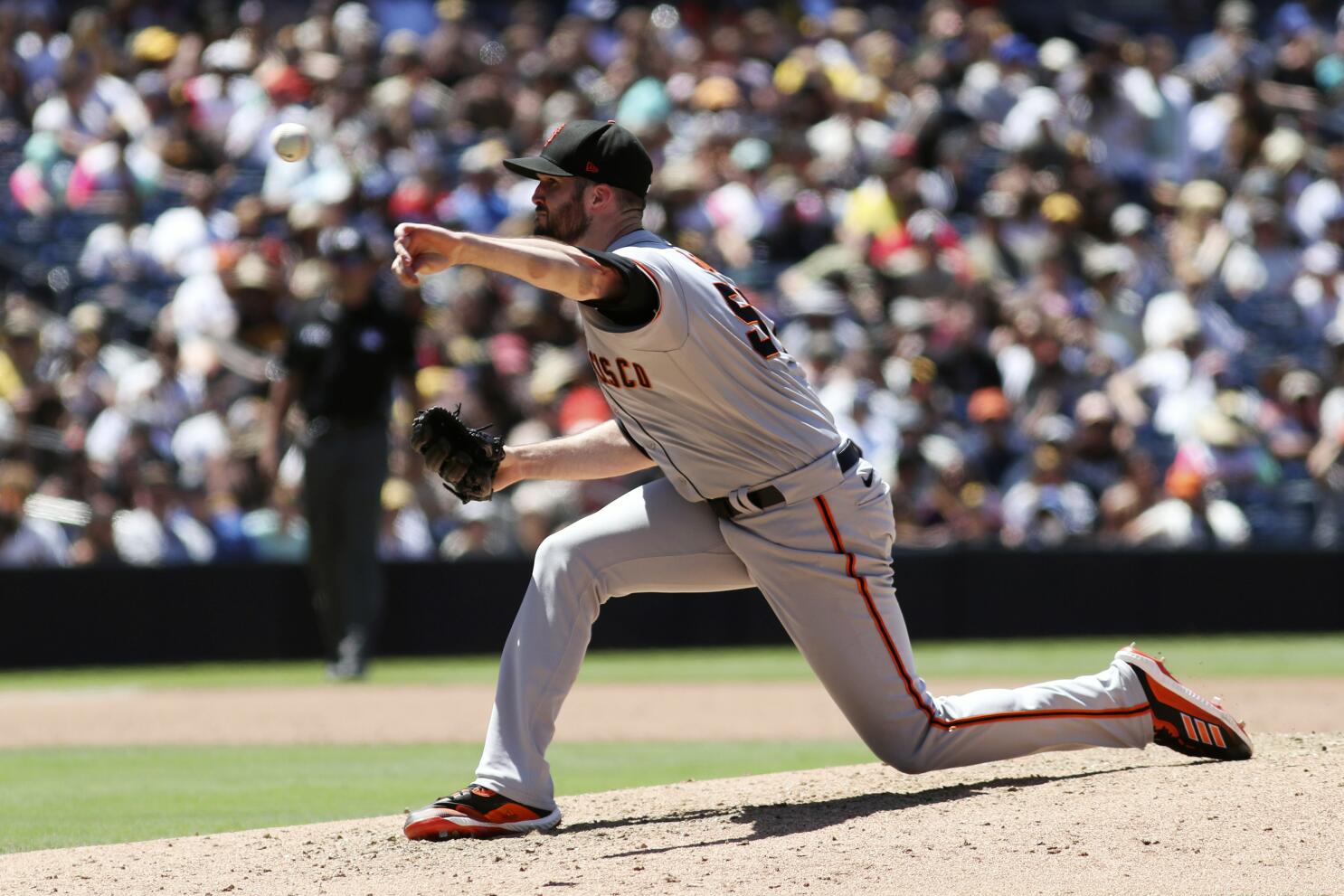 Alex Wood brilliant, Wilmer Flores has 2 HRs as Giants rout Padres 12-0