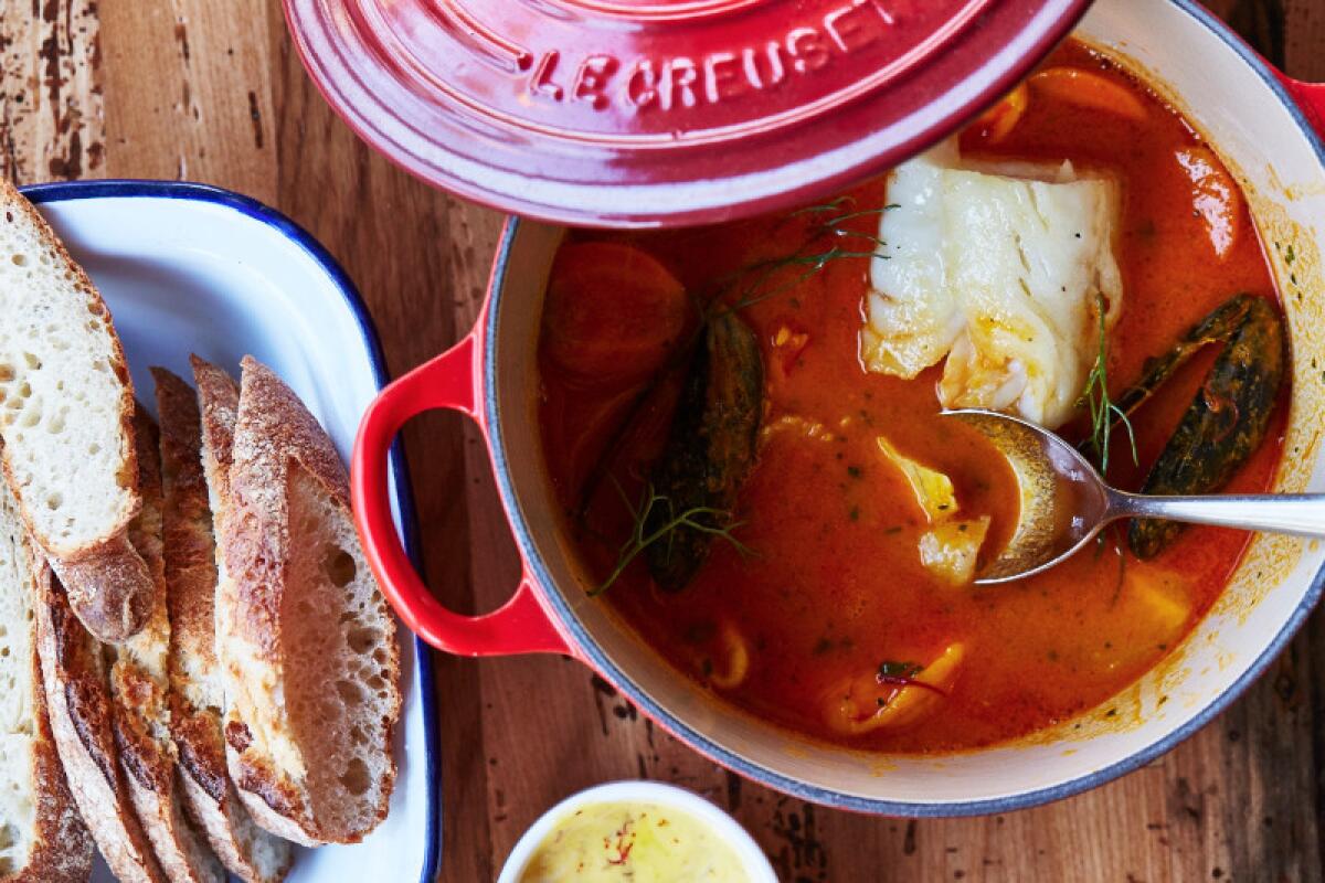 Catch & Release, chef Jason Neroni's new seafood restaurant, opens in Marina del Rey, serving bouillabaisse and other dishes influenced by both Maine and California.