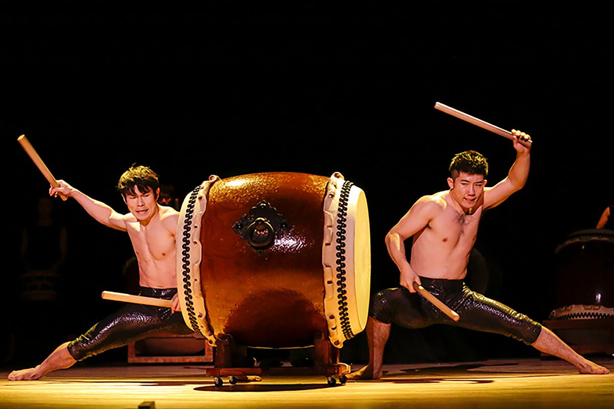Japan's Kodo drum troupe is scheduled to play Saturday, Feb. 11, as part of the La Jolla Music Society's 2022-23 season.