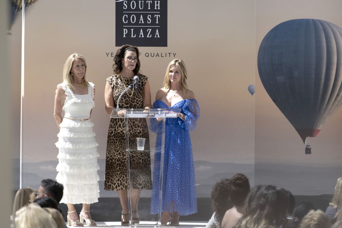 2022 Art of Fashion event co-chairs Sandy Nolan, Melissa Wilkins, and Keilene Hayward
