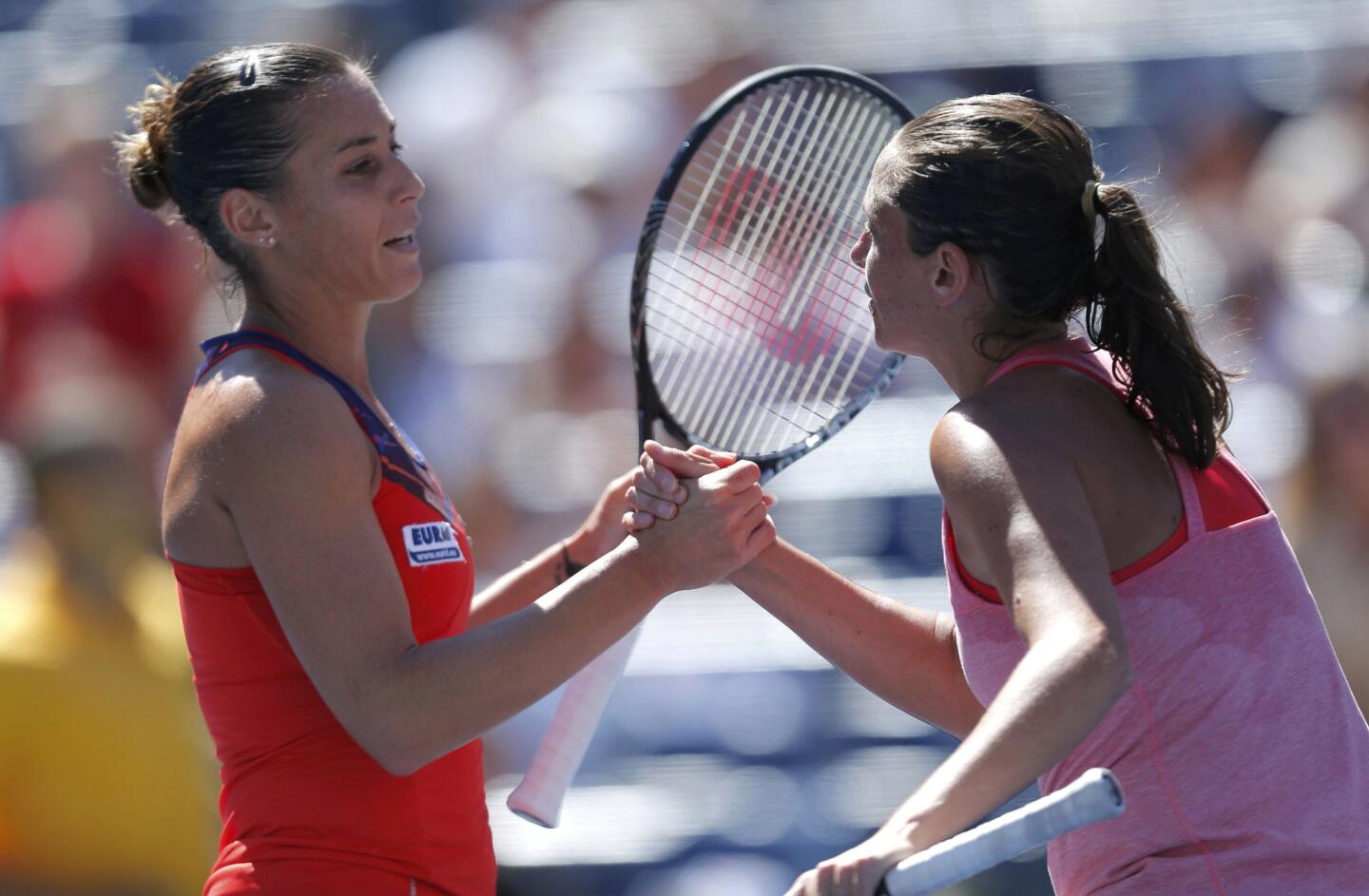 Flavia Pennetta and Roberta Vinci of Italy