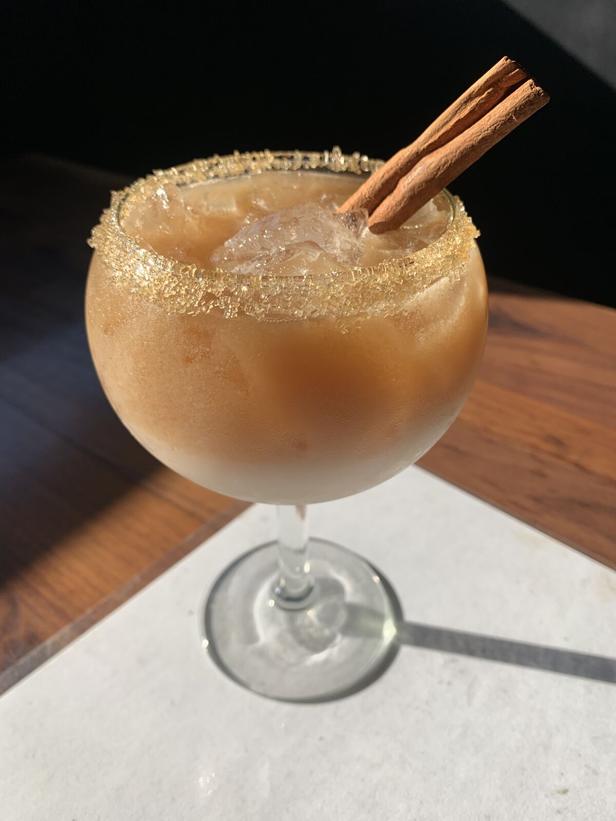 The Drunken Pumpkin seasonal cocktail from Tajima's Mercury location.