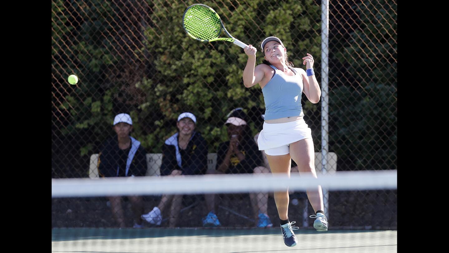 Photo Gallery: Corona del Mar vs. Palos Verdes Peninsula in girls' tennis
