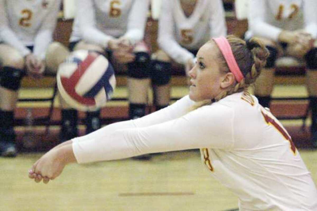 ARCHIVE PHOTO: La Canada's Micaela Anderson finished with 385 kills, 153 digs, 44 aces and 27 blocks and was named the Rio Hondo League's co-Most Valuable Player.
