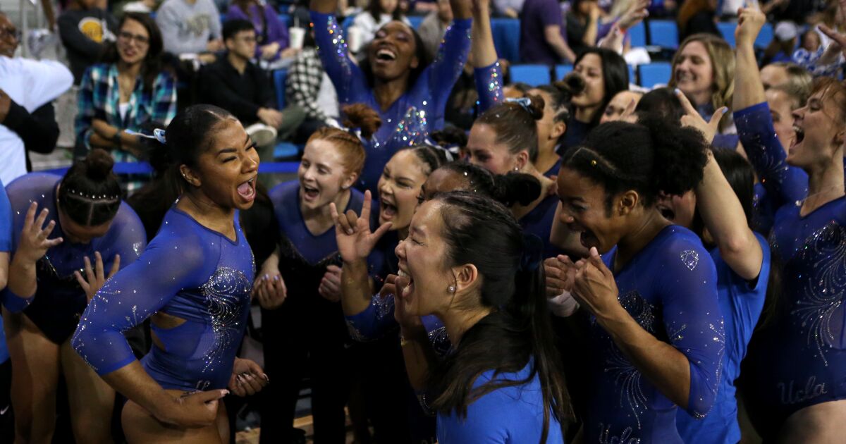 UCLA gymnastics team places second in regional, advances to NCAA championships