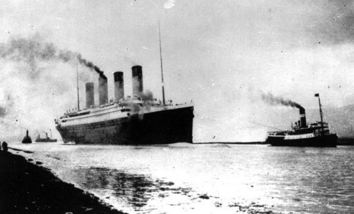 Titanic departs Southampton, England, on April 2, 1912. (Associated Press)