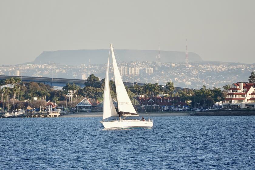 San Diego Bay will be placid Tuesday and Wednesday.