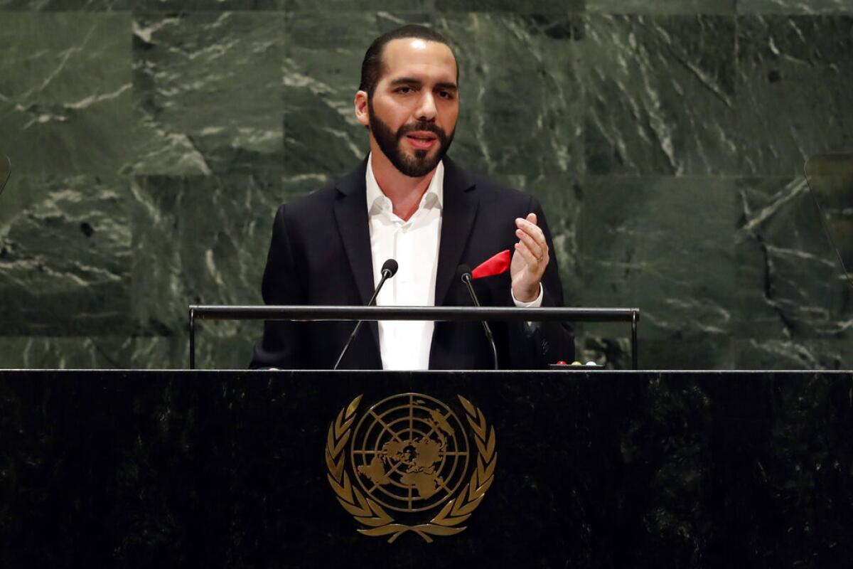 El president Nayib Bukele.