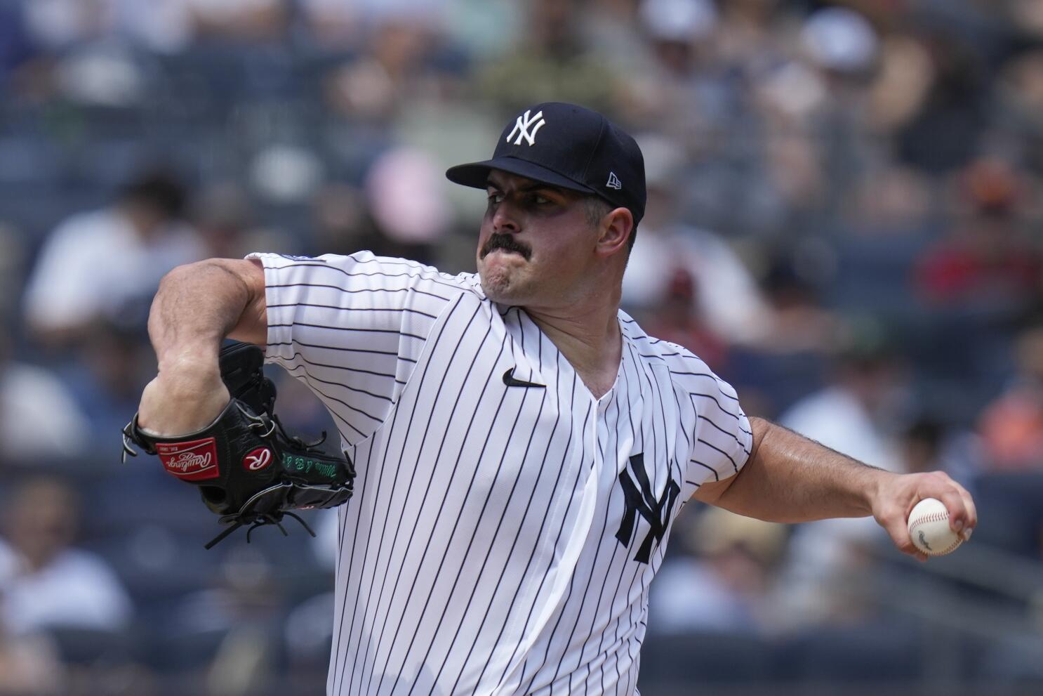 Yankees Notebook: Carlos Rodon throwing, dealing with back tightness
