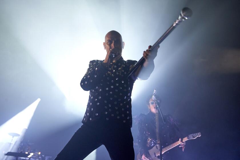 Peter Murphy of Bauhaus performs at O2 Academy Brixton on August 19, 2022 in London, England.