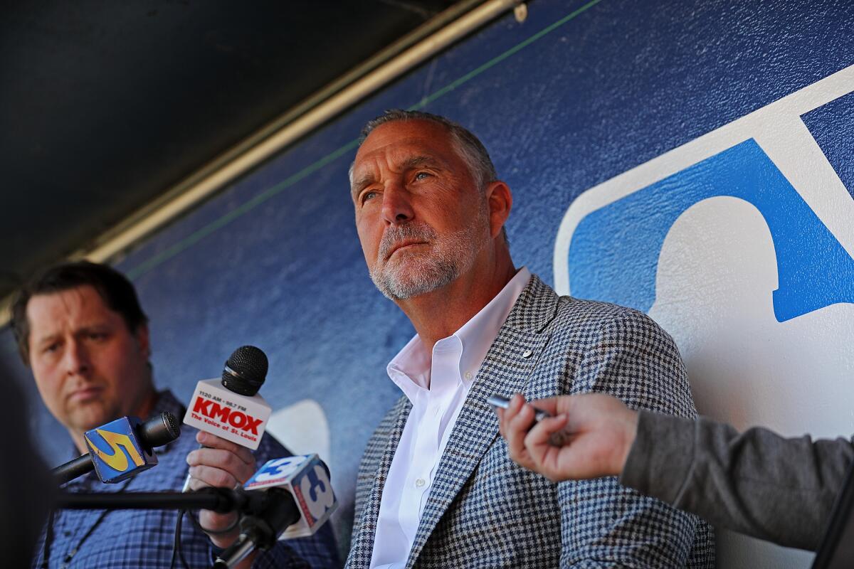 Interim GM John Mozeliak aims to get Angels to 'very successful place' - Los Angeles Times