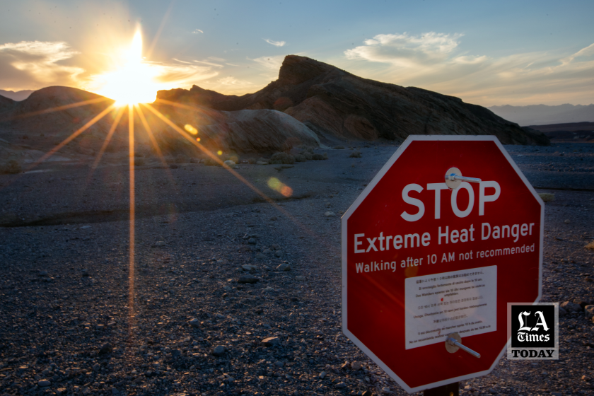 LA Times Today: How Death Valley National Park tries to keep visitors alive amid record heat