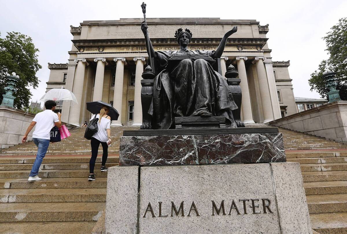 The Columbia University campus. A stalemate in Congress boosted interest rates on student loans to 6.8% as of July 1.