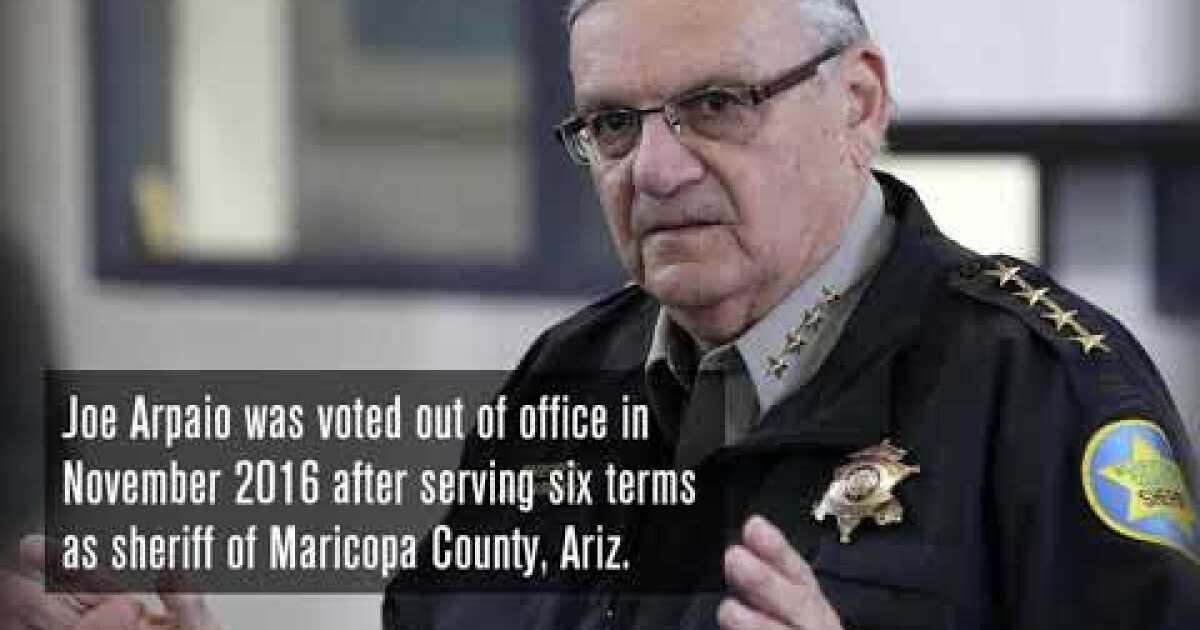 Joe Arpaio Former Sheriff In Arizona Is Found Guilty Of Criminal Contempt Los Angeles Times