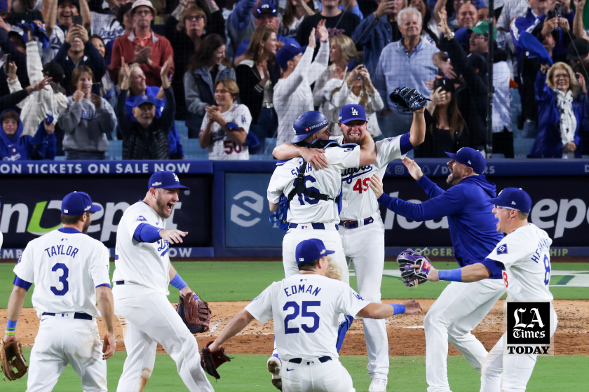 LA Times Today: Dodgers defeat Mets in NLCS, setting up World Series showdown with Yankees