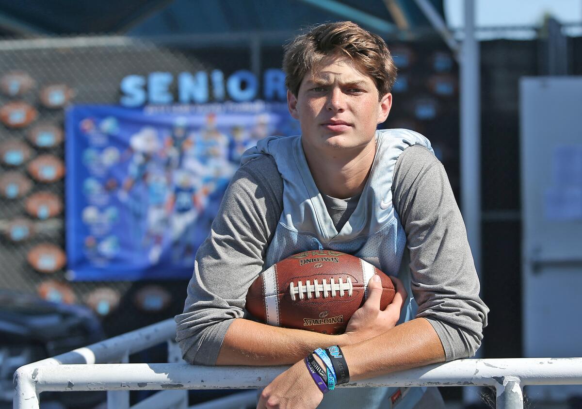 Ethan Garbers plans to graduate from Corona del Mar in December, so he can get to the University of Washington as early as possible to compete for playing time in 2020.