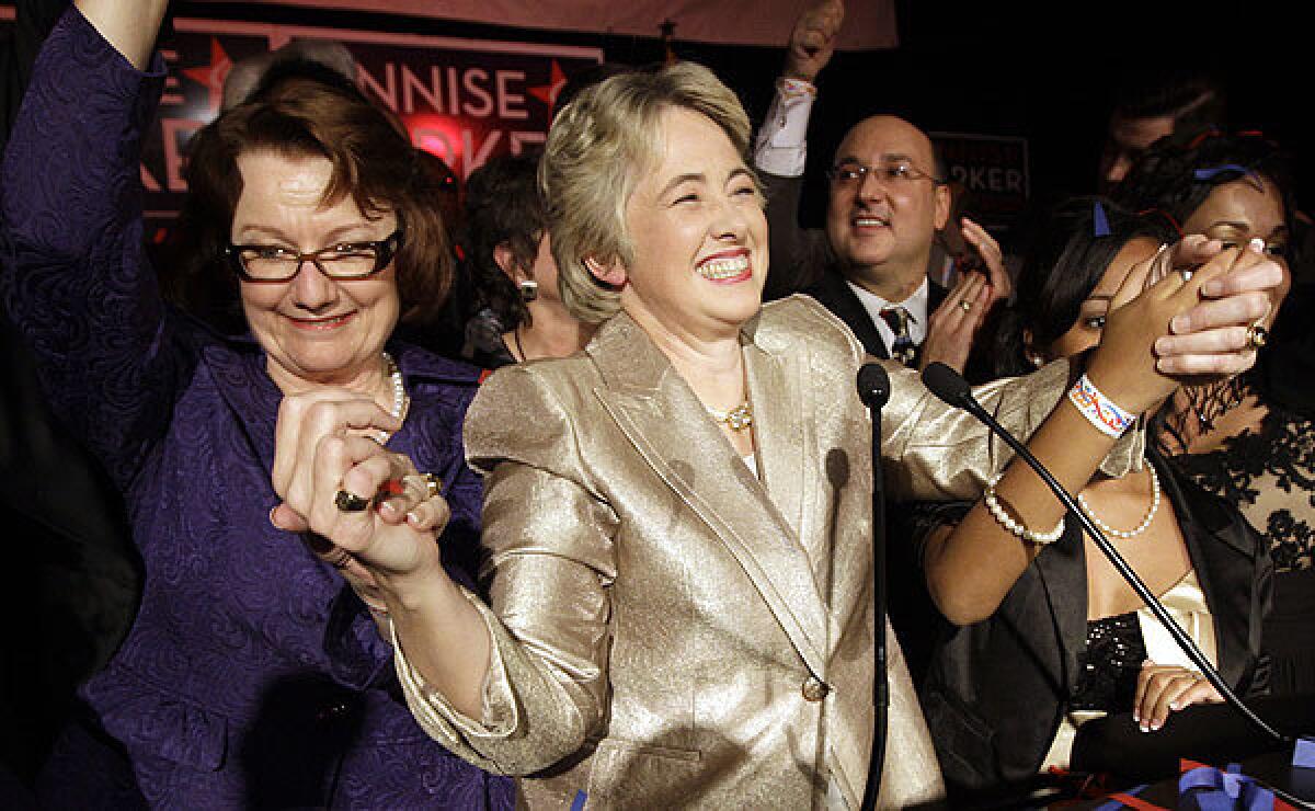 Houston Mayor Annise Parker became annoyed with state officials this week after her daughters application for a road test was denied because she indicated she has two mothers. Parker is openly gay and lives with her domestic partner Kathy Hubbard.