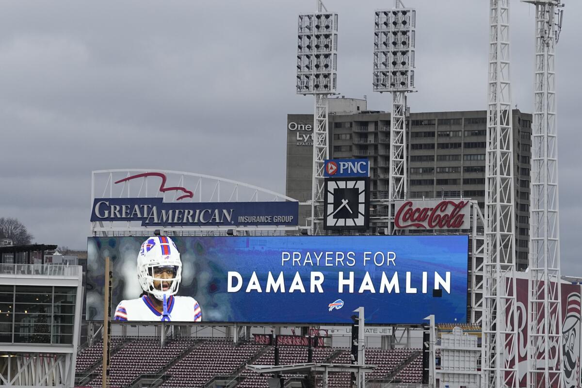 Op-Ed: Thank heaven Damar Hamlin survived. We're not so sure about