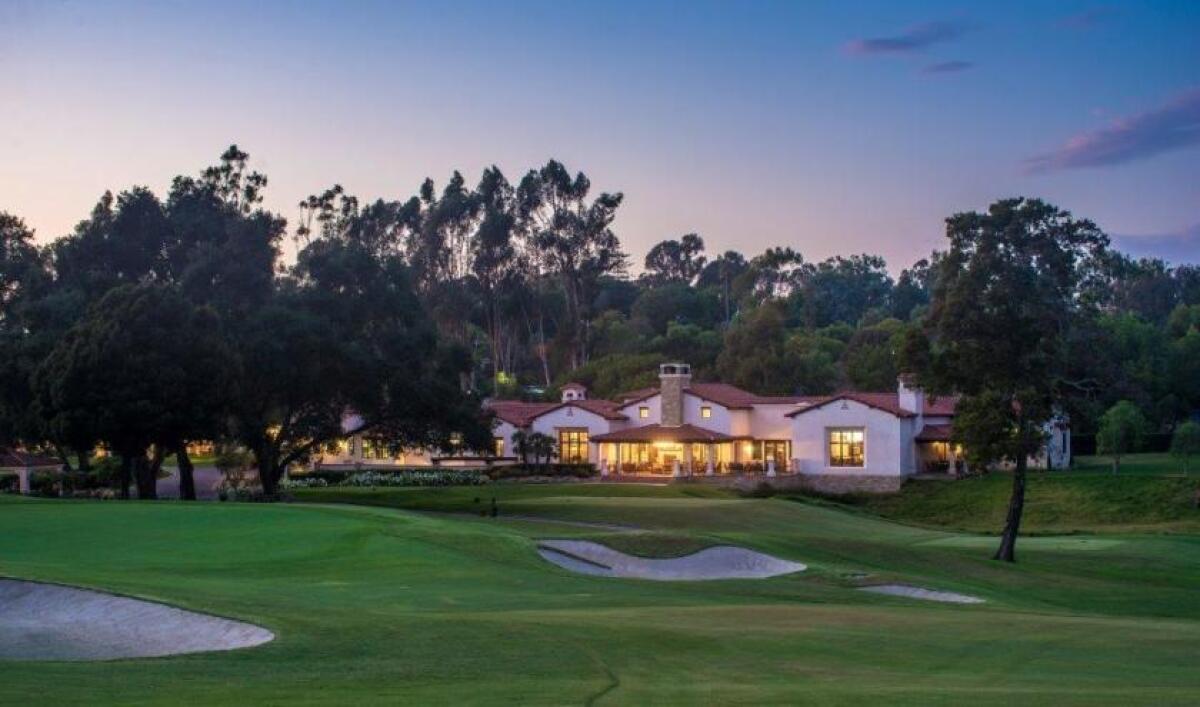 The Rancho Santa Fe Golf Club.