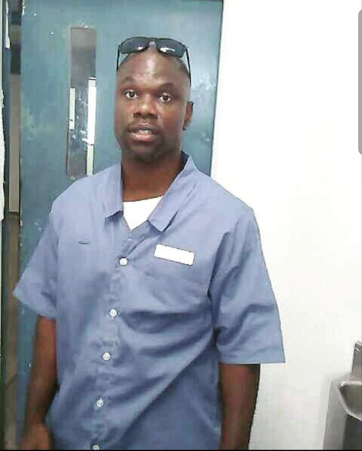 Ian Manuel at Dade Correctional Institution in 2016, a few months before his release. Age 39.