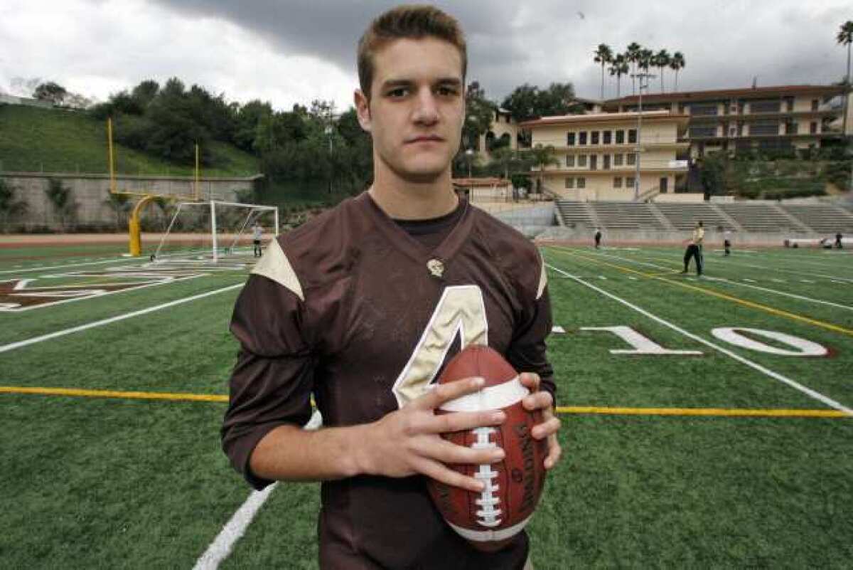 Jared Lebowitz of St. Francis High is the 2012 All-Area Football Player of the Year.