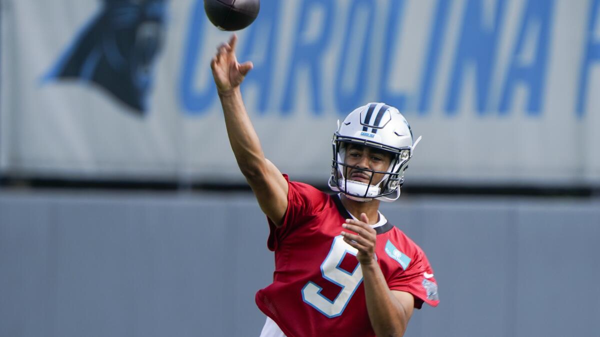 Panthers rookie QB Bryce Young to make first start in opener against rival  Falcons - The San Diego Union-Tribune