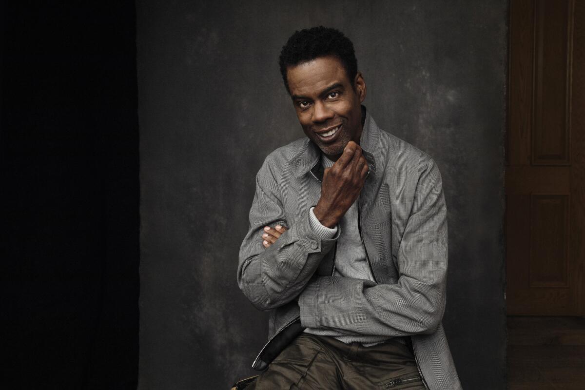 Chris Rock who stars in "Spiral” is seen at the Crosby Hotel in SOHO, NY.