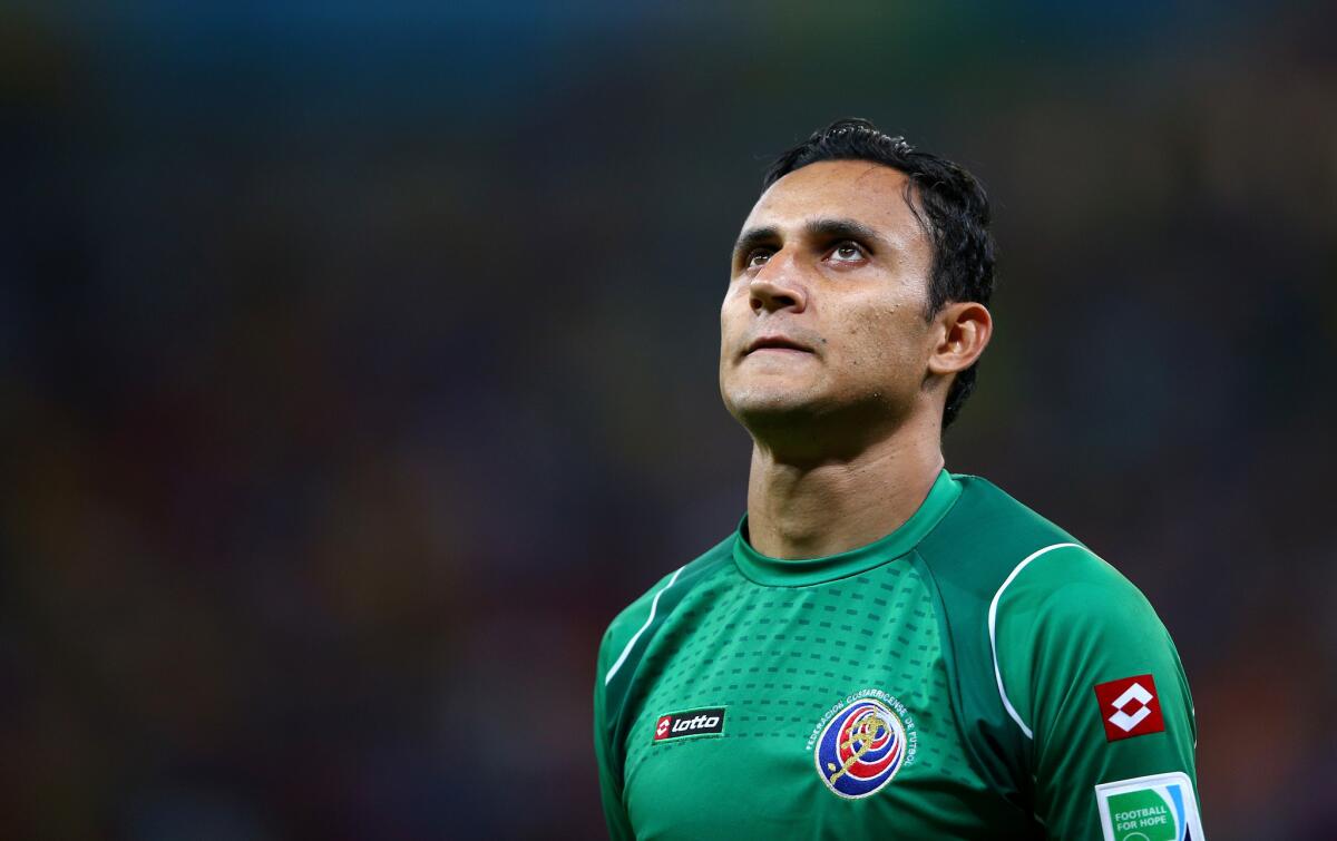 Costa Rica goalkeeper Keylor Navas displays no physical weakness and, more importantly, no fear.