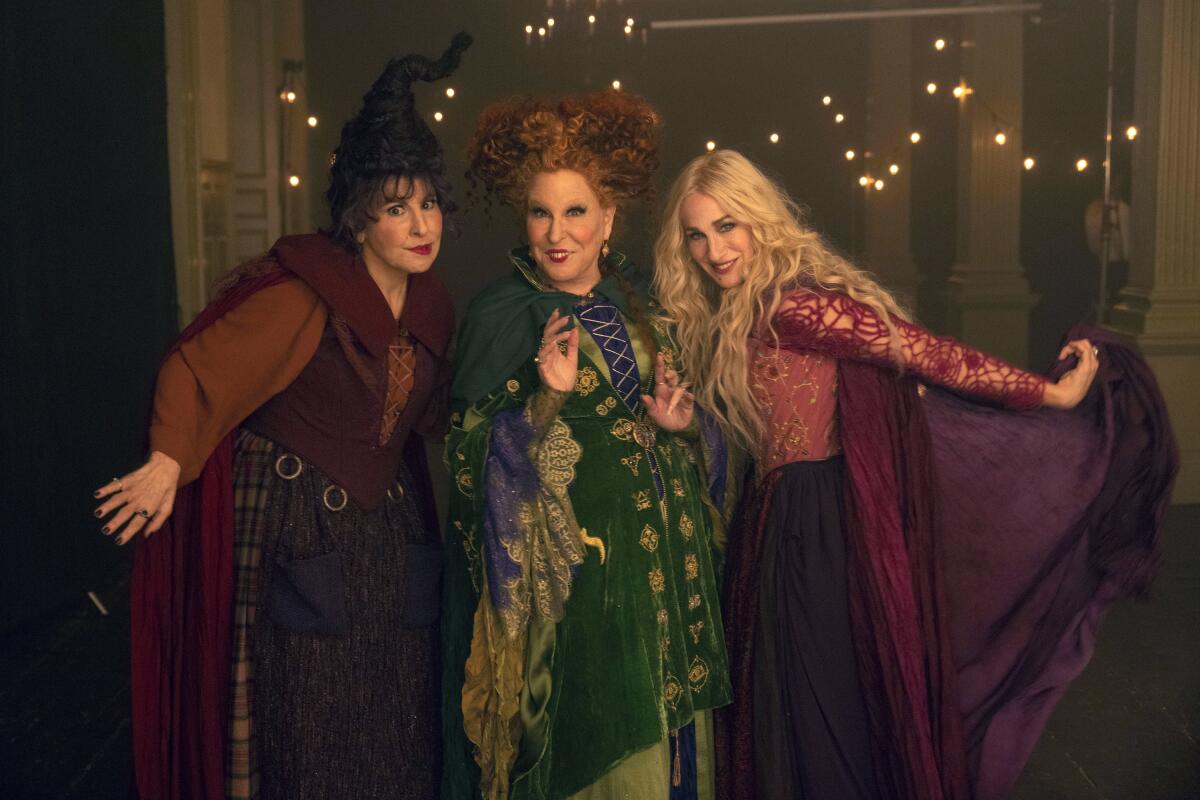 Friday, Sept. 30: Bette Midler, Sarah Jessica Parker and Kathy Najimy  Return for 'Hocus Pocus 2