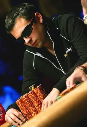 Erik Friberg wears his shades well at the World Series of Poker in August at the Rio Hotel & Casino. But shade-wearing novices look like saps.