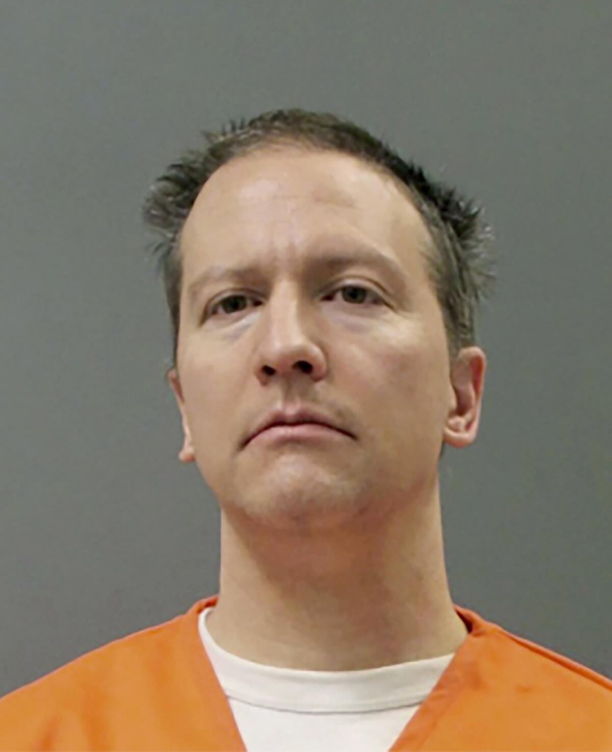 Convicted former police officer Derek Chauvin's jail booking photo