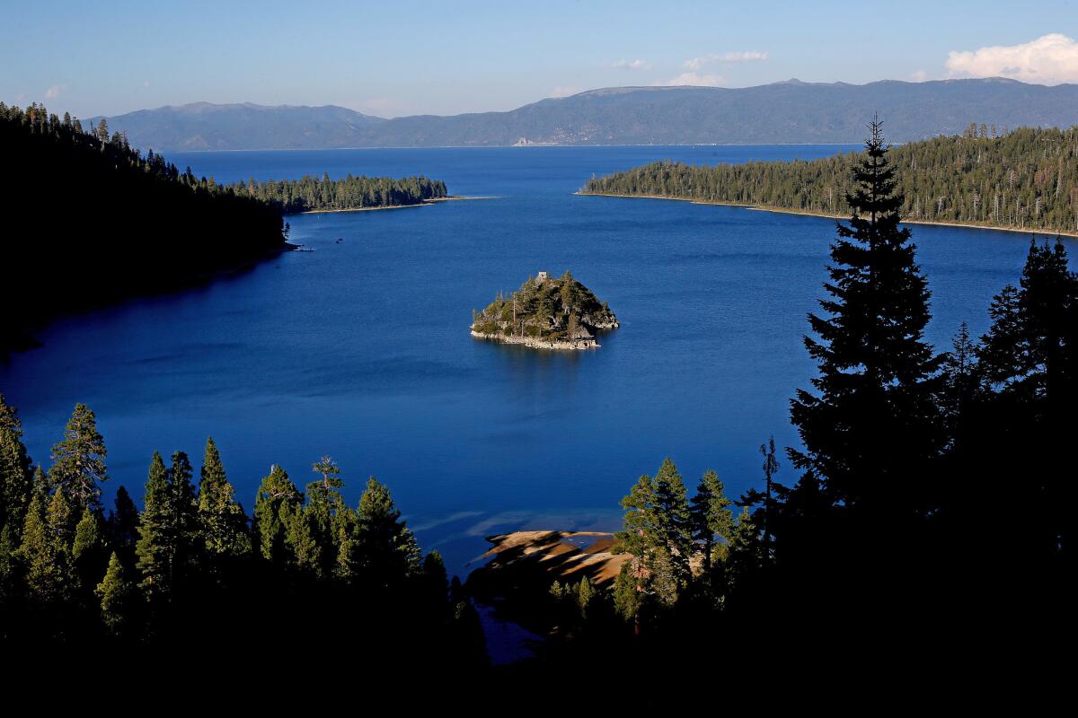 Emerald Bay in Lake Tahoe. (Gary Coronado/Los Angeles Times)