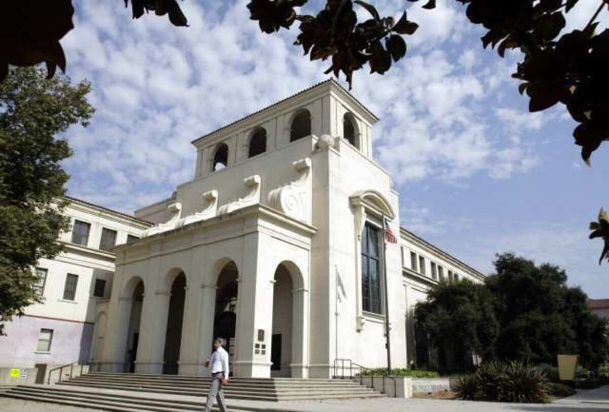 The Pasadena Police Station.