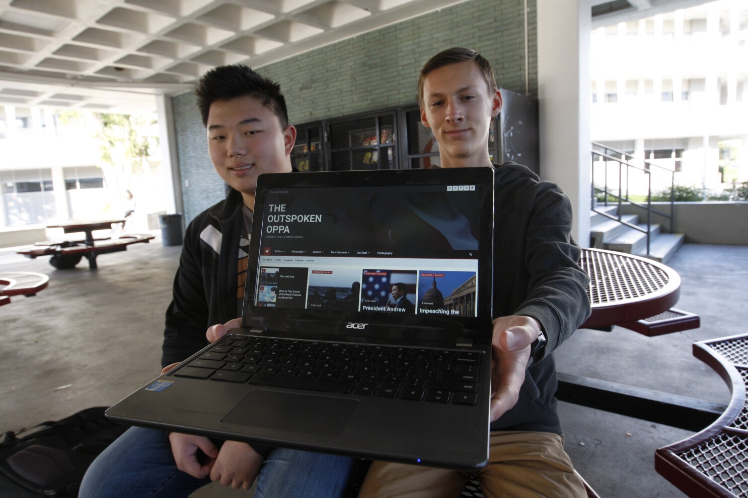 LCHS student's site the Outspoken Oppa lets teens voice views on hot-button issues - Los Angeles Times