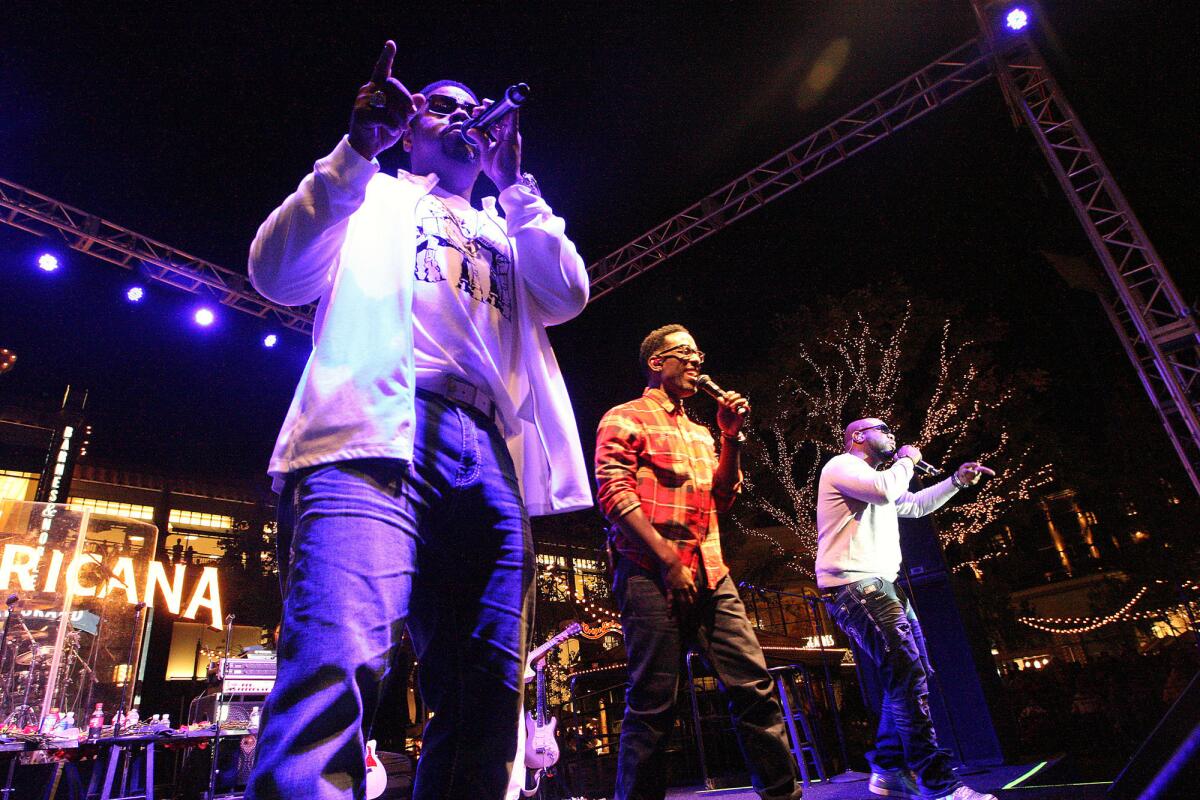 Boyz II Men performed at the Americana at Brand on Monday, October 20, 2014.