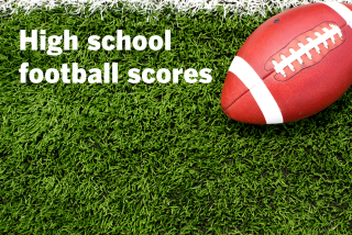 High school football scores