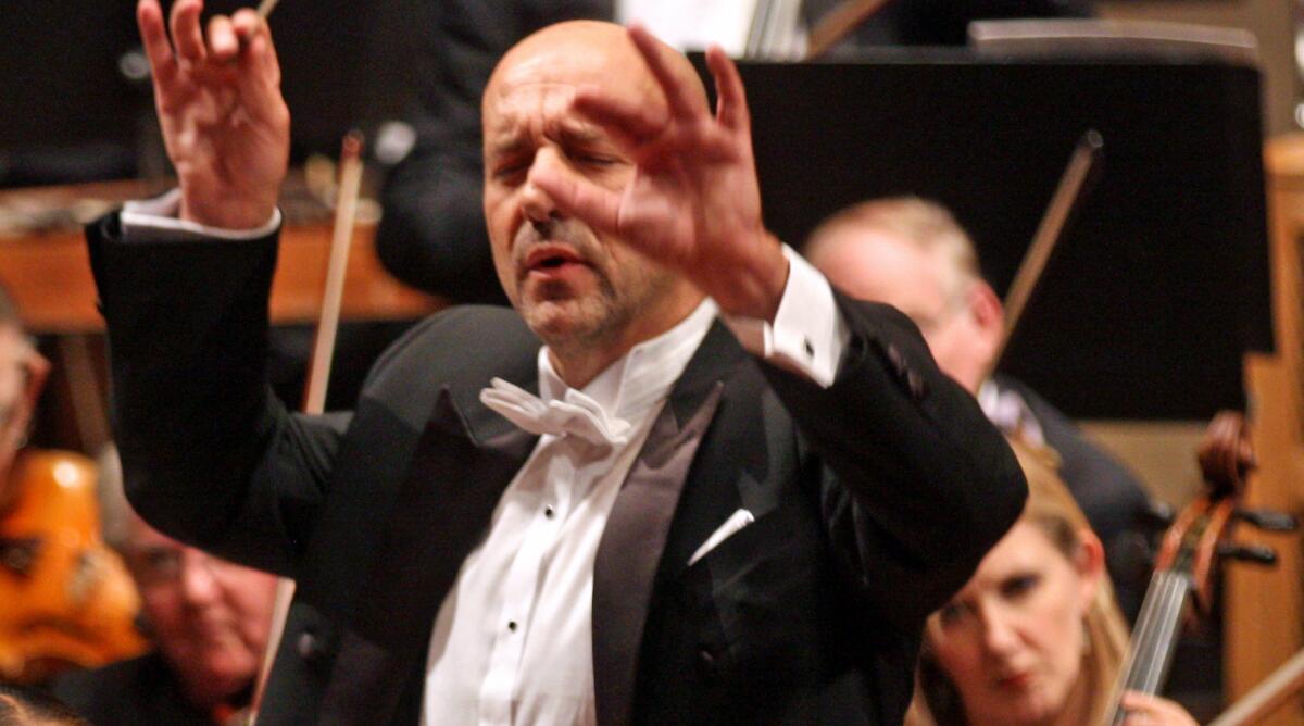 Conductor Emmanuel Villaume in New York on Oct 12, 2014.