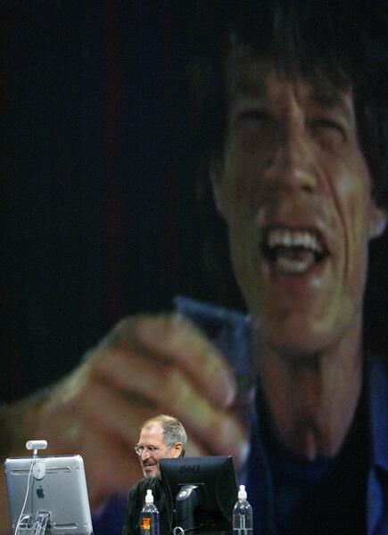 Steve Jobs & Mick Jagger
