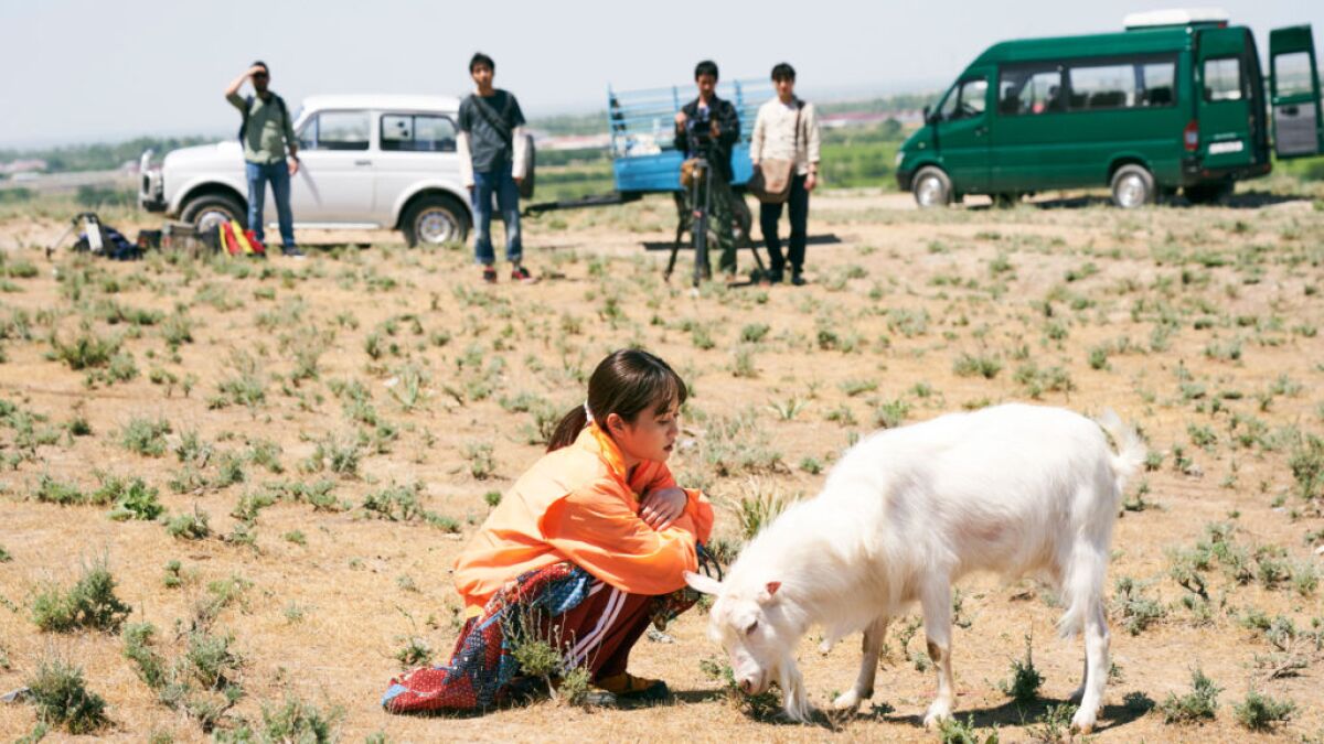Yoko (Atsuko Maeda) sets a goat free in "To the Ends of the Earth." Her good intentions turn out to be naive.