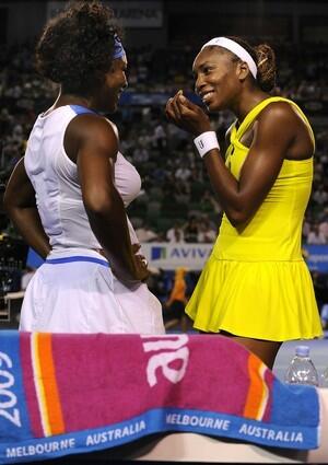 Serena and Venus Williams chat