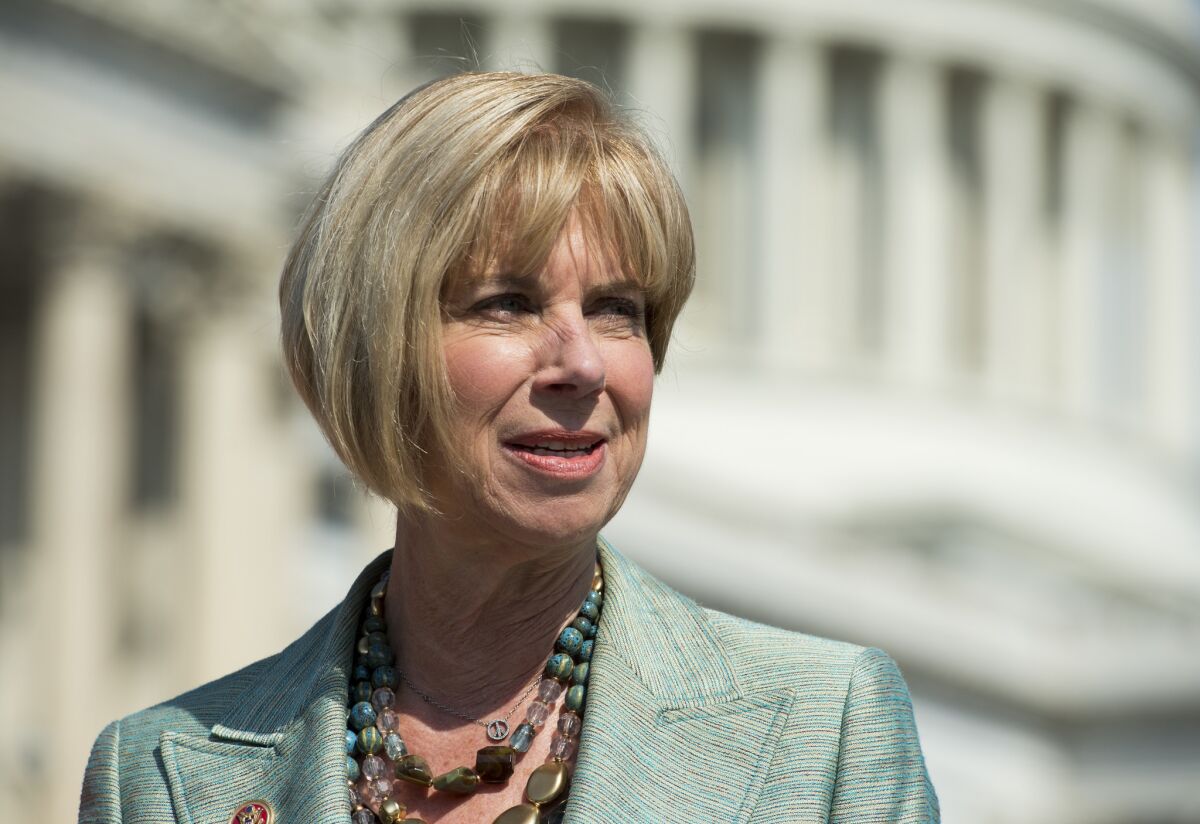 Rep. Janice Hahn (D-San Pedro) has the support of former Los Angeles Mayor Richard Riordan, a Republican, in her bid for a seat on the L.A. County Board of Supervisors.