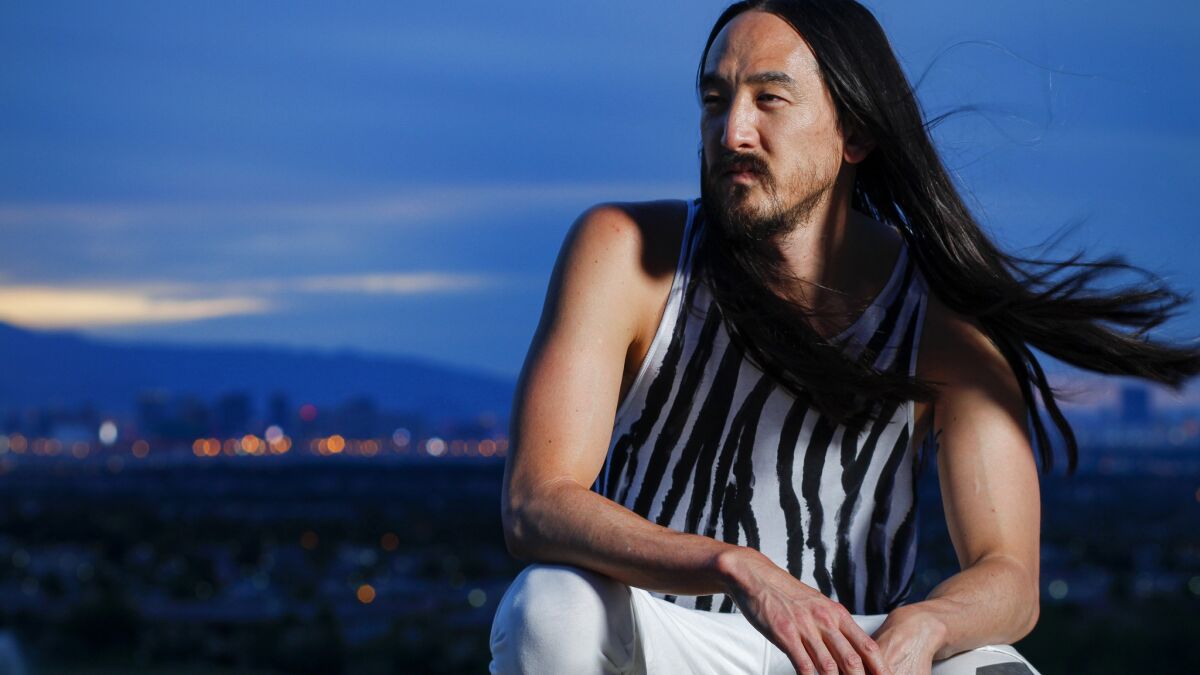 Steve Aoki, who will headline the virtual New Year's Eve party in L.A.'s Grand Park 